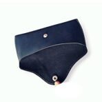 Navy Leather Sunglasses Cover | Slim Crazy Horse Eyeglass Case