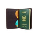 Choco Brown Leather Passport Cover | Vintage Full-Grain Travel Wallet