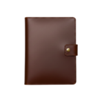 Executive Brown Leather Organizer for A5 Notebook / Diary and Mobile Phone with Card Slots