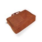 Light Brown Leather Laptop Bag  | 14"-16" Mustard Cowhide