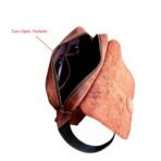 Crossover Reddish Brown Cow Leather Crossbody Bag | Crazy Horse Finish