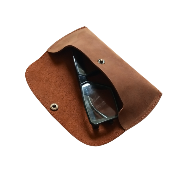 Tan Leather Glasses Case |Eyewear Case |Optical Cover