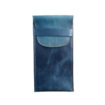 Navy Leather Glasses Cover - Eyewear Singlasses Sleeves