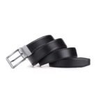 Reversible Leather Belt| Black & Brown Full Grain Cow Leather | 35mm Formal Men’s Belt