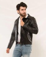 Biker Men’s Leather Jacket |Premium Motorcycle Style in Genuine Leather