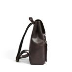Leather Laptop Backpack  Dark Brown Travel Backpack for Men & Women | Full-Grain Cowhide