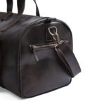 Choco Leather Duffel Bag | Premium Pull-Up Weekender & Travel Bag