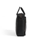 Black Leather Laptop Bag Briefcase 14", 15" & 16" Premium Cow Leather