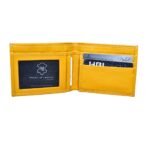 Lemon Slim Fold Leather Wallet
