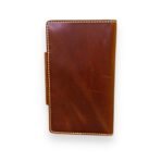 Chestnut Leather Travel Wallet | Premium Passport & Document Organizer