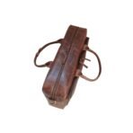 15-Inch Vintage Dark Brown Leather Laptop Bag | 14"-16" Compatible
