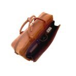 Light Brown Leather Laptop Bag  | 14"-16" Mustard Cowhide