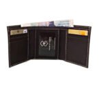 Black Leather Men Wallet – Premium Cow Leather Trifold