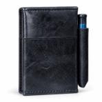 Black Leather Cigarette Pouch by House of Leather