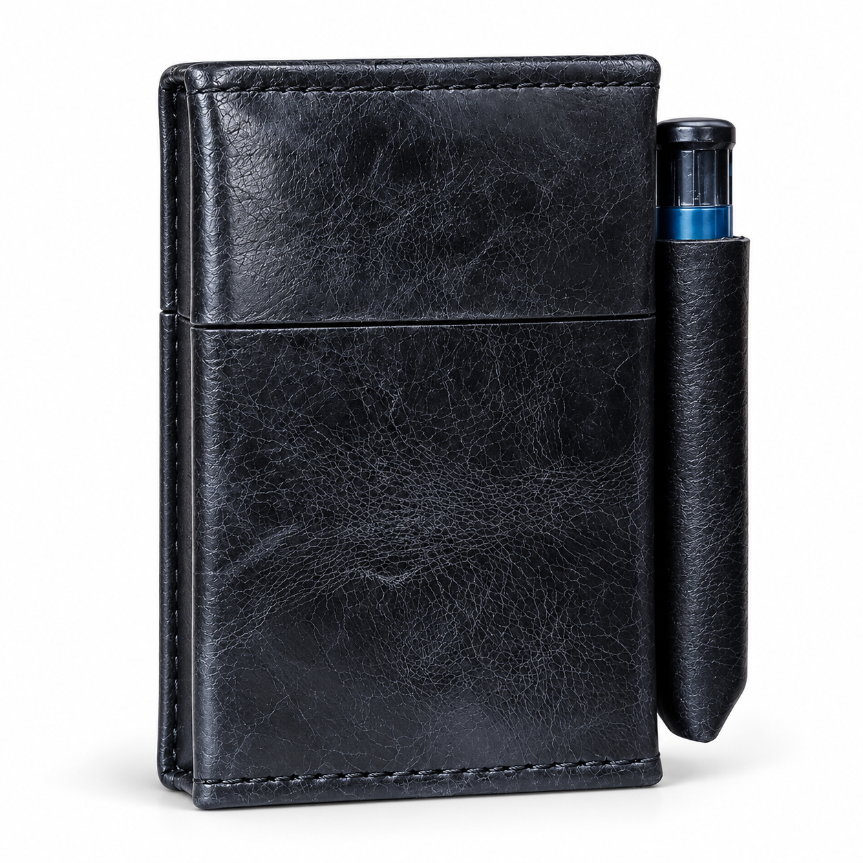 Black Leather Cigarette Pouch by House of Leather Black Leather Cigarette Pouch by House of Leather