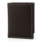 Black Leather Men Wallet – Premium Cow Leather Trifold
