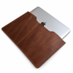 Brown Leather Sleeve for MacBook 13/Pro & iPad |13 Inch Slim IPAD Cover