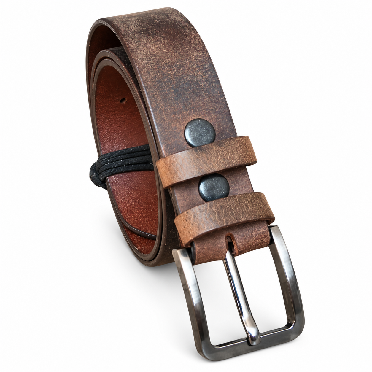 Casual Belt for Men Blackish Brown Casual Top Grain Buffalo Leather 40mm Casual Belt for Men Blackish Brown Casual Top Grain Buffalo Leather 40mm