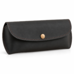 Coffee Leather Glasses Case|Leather Eyewear Case |Optical Cover