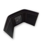 Black Leather Men Wallet – Premium Cow Leather Trifold