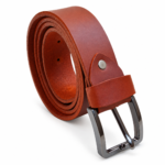 Formal Belt for Men Tan Casual Top Grain Buffalo Leather 40mm
