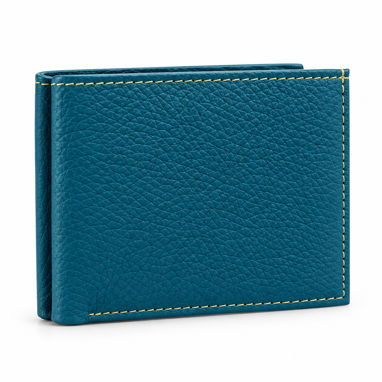 Ink Blue Slim Fold Leather Wallet Ink Blue Slim Fold Leather Wallet
