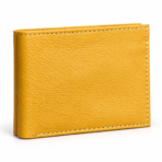 Lemon Slim Fold Leather Wallet