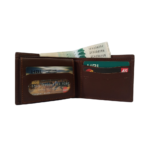 Brown Leather Wallet for Men Premium Cow Leather Executive Bifold