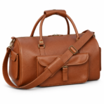 Softy Tan Leather Duffel Bag Travel & Weekender Bag