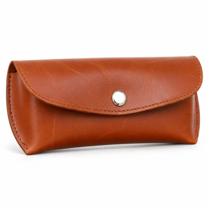 Tan Leather Eyewear Case - Optical Cover
