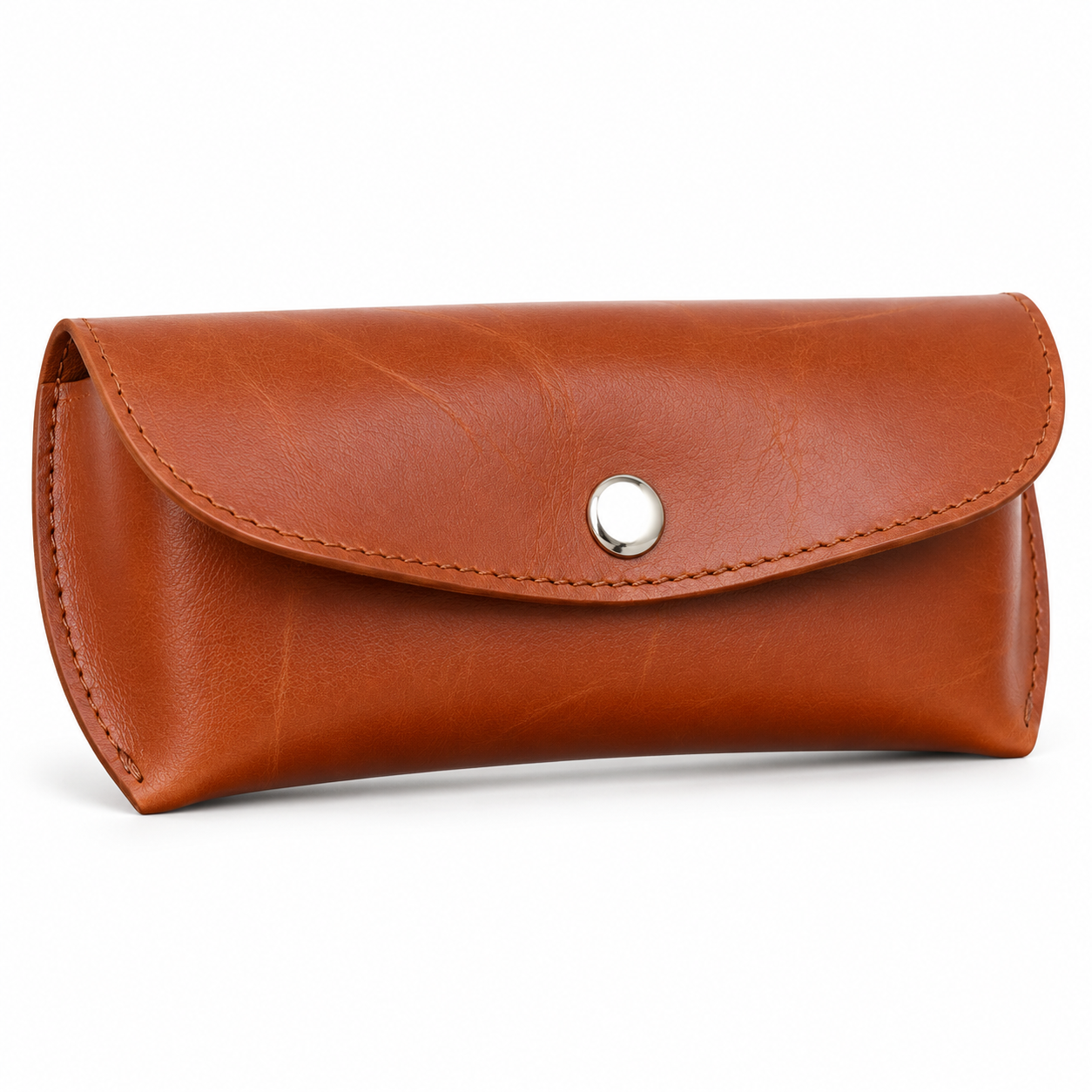 Tan Leather Eyewear Case - Optical Cover Tan Leather Eyewear Case - Optical Cover