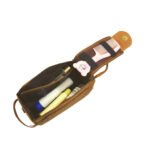 Leather Toiletry Bag Tan Travel & Shaving Dopp Kit